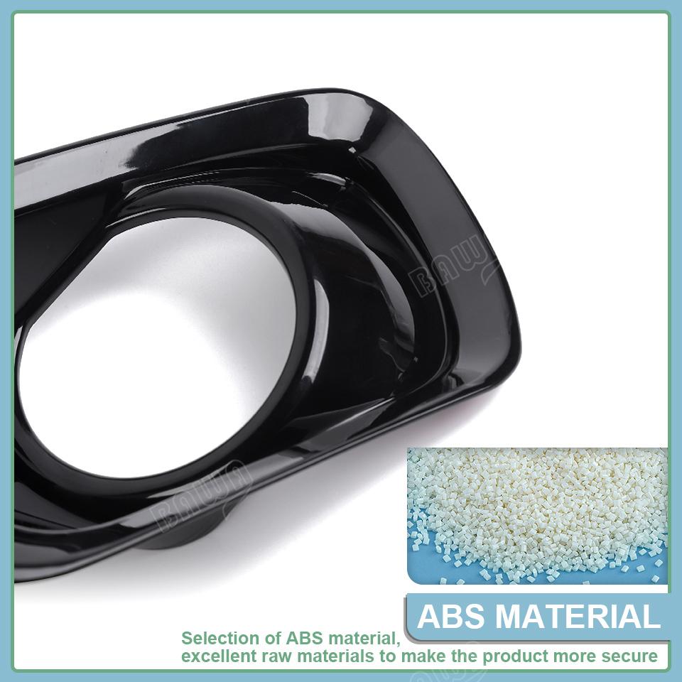BAWA Car Front Fog Light Decoration Cover For Chevrolet Colorado 2014 2015 2016 2017 2018 Light Lamp Exterior Accessories
