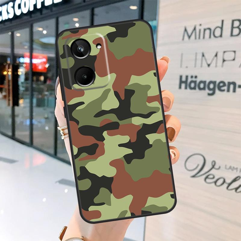 

Camo Camouflage Pattern Case For Realme 15 Pro 14 13 11 12 Pro Plus GT7 GT6 C55 C51 C53 C35 C33 C61 C65 C67 C71 C75 Realme C21Y C25Y
