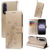 For OnePlus Ace 5 Ultra 5G/OnePlus Nord 5 5G Leather Case Butterfly Floral Imprint Wallet Stand Cover