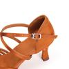 Scarpe da Danza Latina da Donna Tacco Alto 7CM Indoor Salsa Tango Scarpe da Ballo da Sala