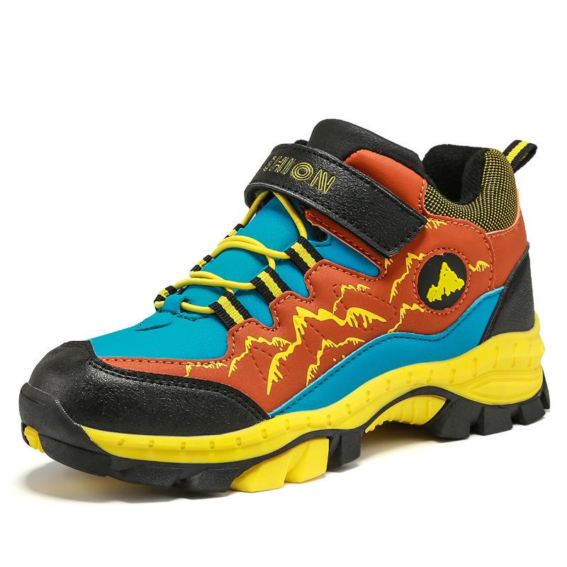 Plus Size Children's High-Top Sports, Hiking, Travel Shoes & Snow Boots for Fall/Winter, with Steel Claws