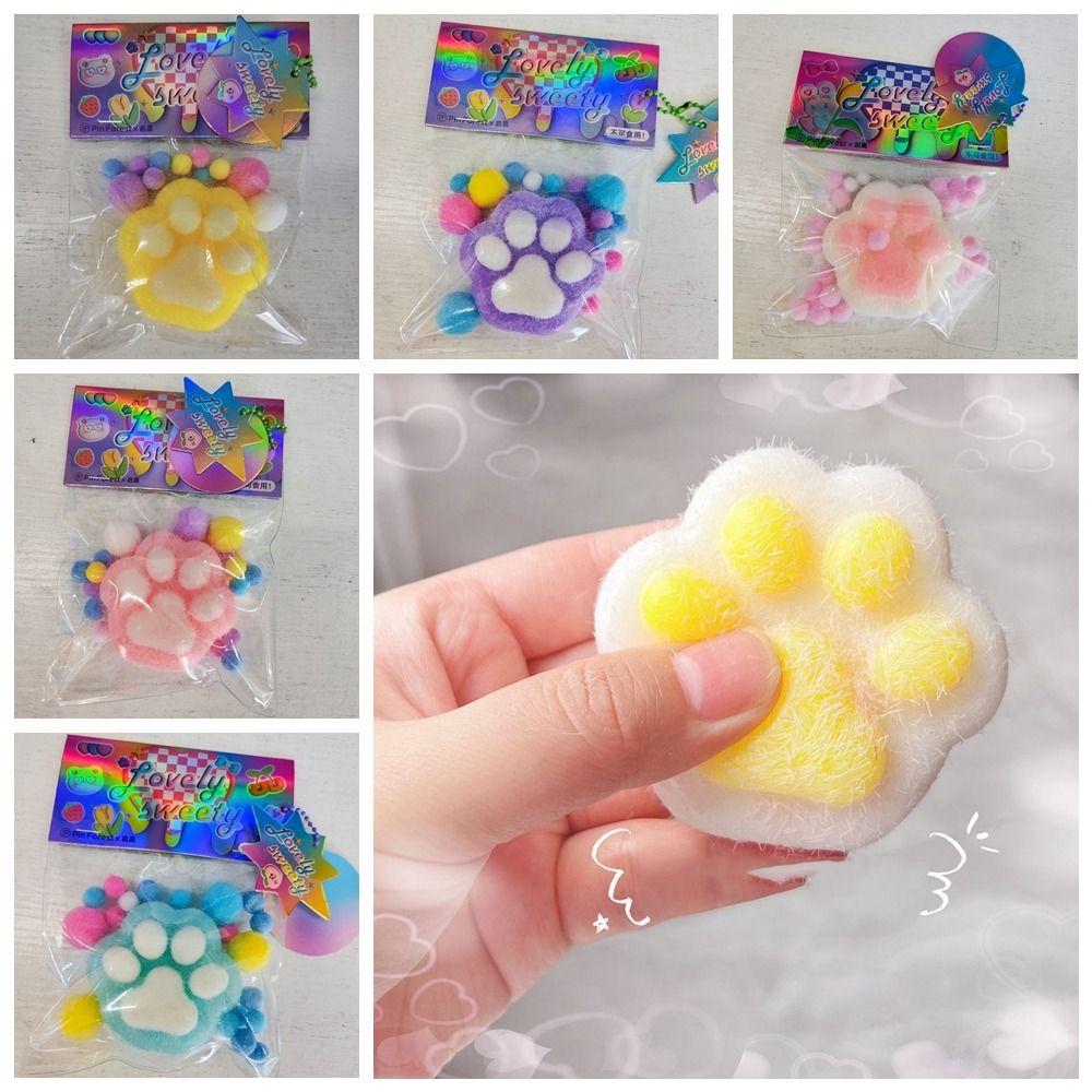 

TPR кошачья лапа, игрушка с медленным отскоком, хомяк, кошачий коготь, щепотка, игрушка, безопасное сжатие, кошачья лапа, декоративная