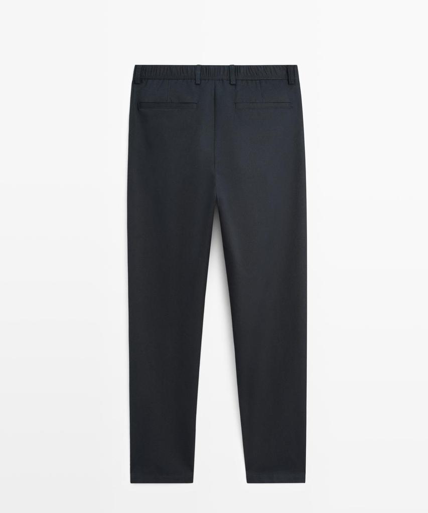 Masimodutti Cotton Linen Jogger Fit Pants