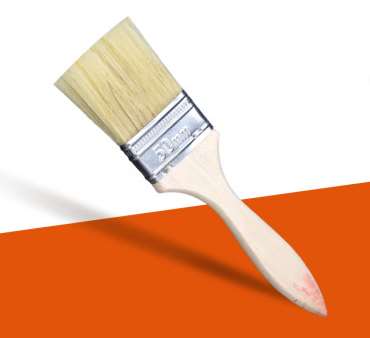 Paint brush hair brush soft fur cleaning brown hair brush barbecue waterproof household cleaning bristle paint brush