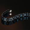 olid carbon fiber Bracelet Stainless Steel Biker Bicycle Motorcycle Bracelets High Quality Punk Men's Jewelry