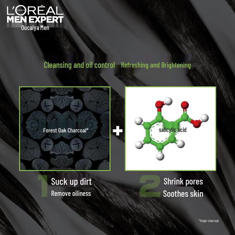 L'Oreal Men Expert Hydra Energetic Charcoal Foam Cleanser