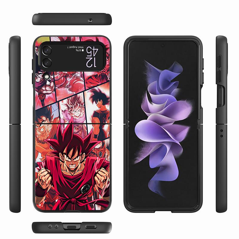 Phone Case for Samsung Galaxy Z Flip 5 Z Flip 6 Z Flip 7 Z Flip Z Flip 4 Z Flip 3 Back Cover Dragons Balls