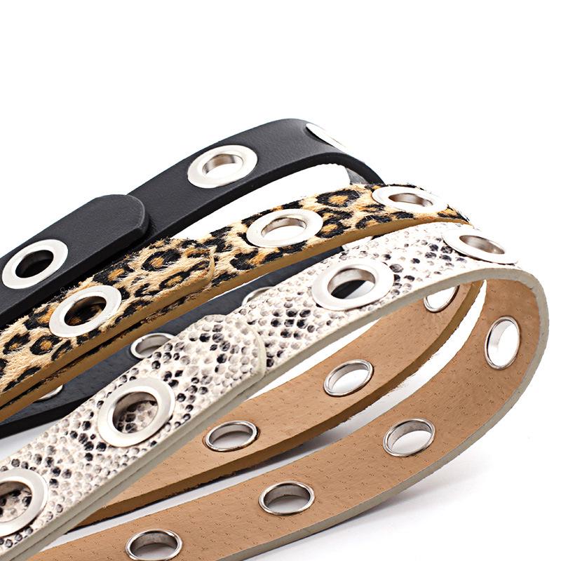 Style Punk Chic Faux Leather Chain Belt For Women With Design Eyecatching
