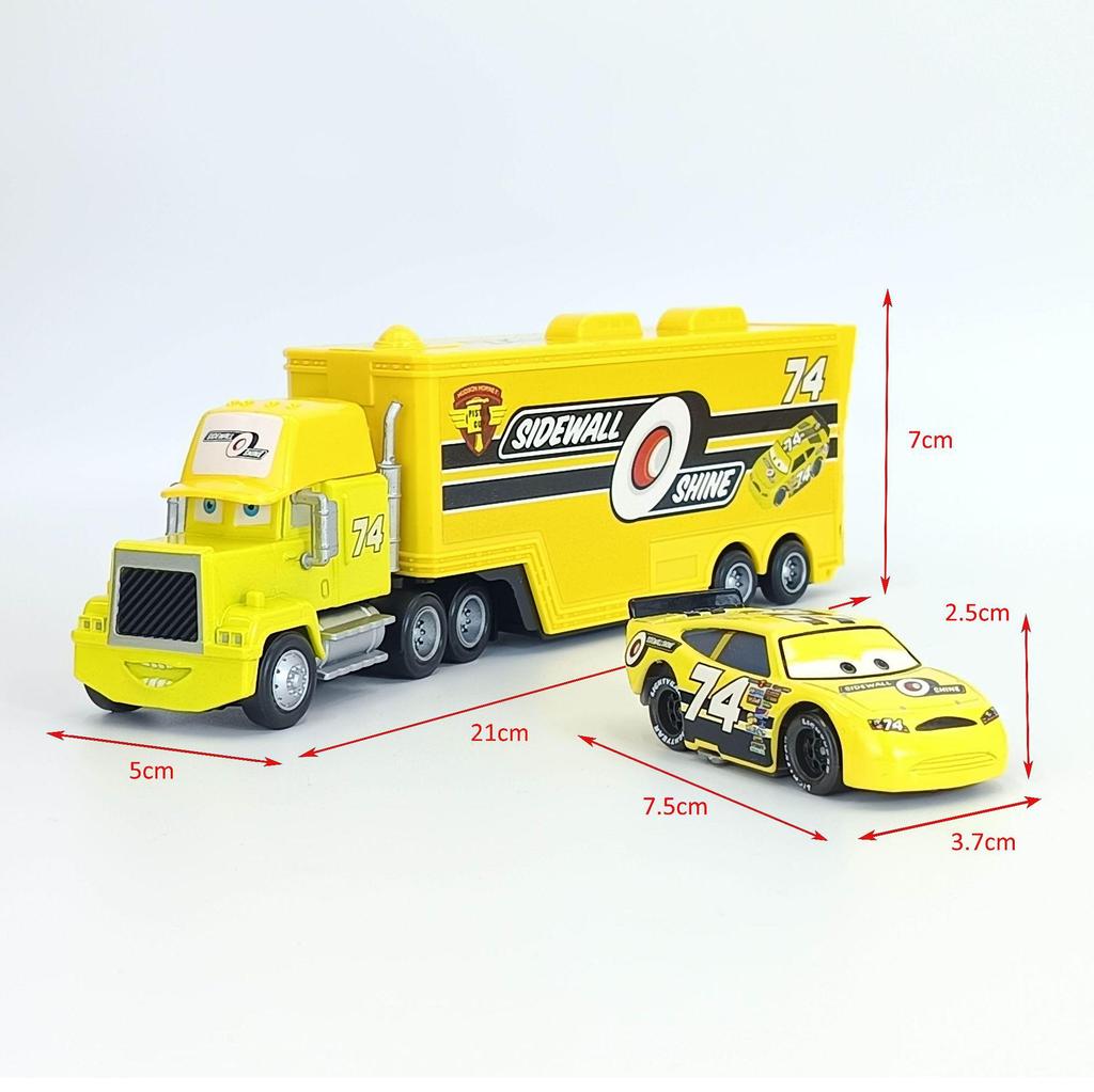 Mack Truck & Race Car Alloy Toy Set for Kids