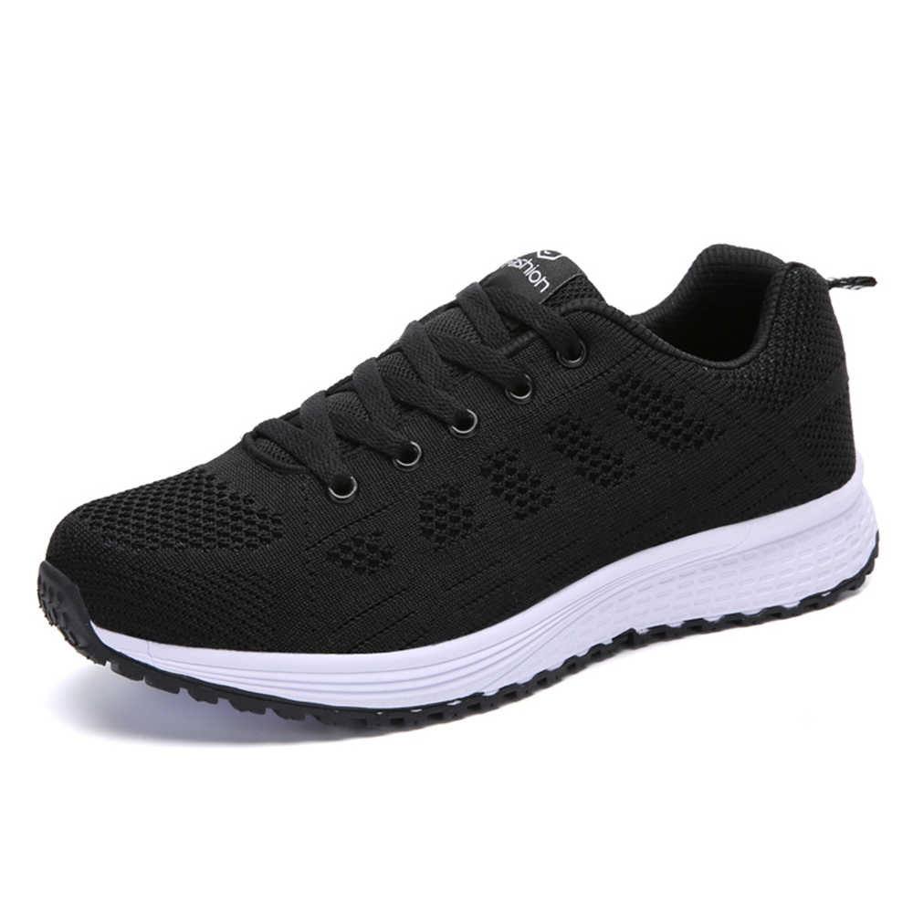 Net Flat Sole Women's Sports Shoes Flats Walking Sneakers Skates For Women Special Wide Top Sale First Degree Brand Tnis