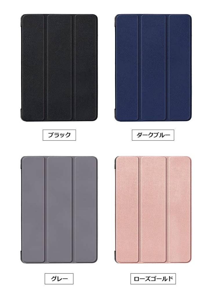 Stylish PU Leather Folio Case for Microsoft Surface Go 3 Protective Tablet Dark Blue (10.5-inch), Shock-Absorbent, Cover,