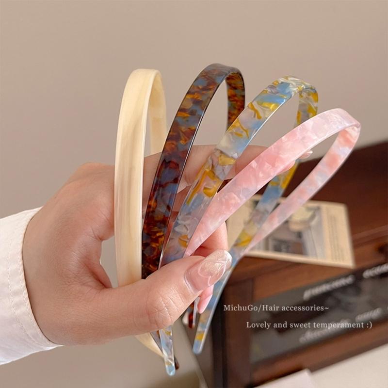 Multipurpose Acetate Hairband Simple High Crowns Headbands Multi Functional Hair Accessory For Fashionable Style 2025