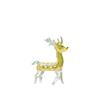 Pink Glass Deer Ornament - Handcrafted Animal Glassware for Home Décor and Gifts