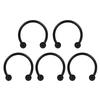 36PC Stainless Steel Horseshoe Septum Piercing Lot Horseshoe Nose Piercing Ring Bulk Fake Nose Ring Horseshoe Earring Cartilage