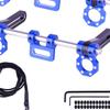 RC Bumpers Front Rear Bull Bar RC Crawler Bumpers Upgrades Parts Spare Parts Adjustable for 1/10 RC Vehicles Modification