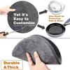 Non-Stick Pan Felt Divider Pad Set Thickened Felt Dish Absorbent Divider Pad