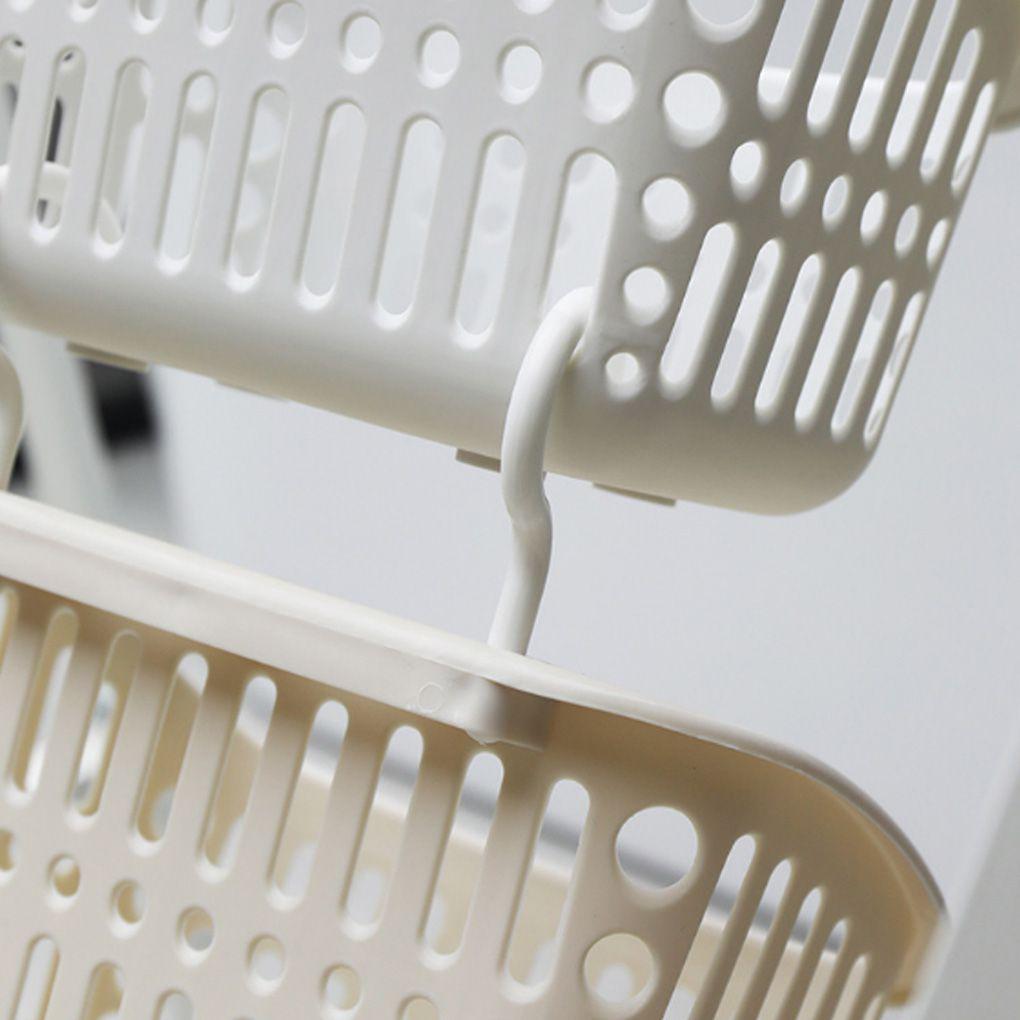 Container Kitchen Bathroom Basket Rack Shower Shelf Storage Suction Cups