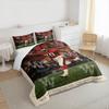 Jerry Rice 80 San Francisco 49ers Bedding Set, Red Gold NFL Receiver, Duvet Cover Set for NFL Football GOAT Wide Receiver Fans