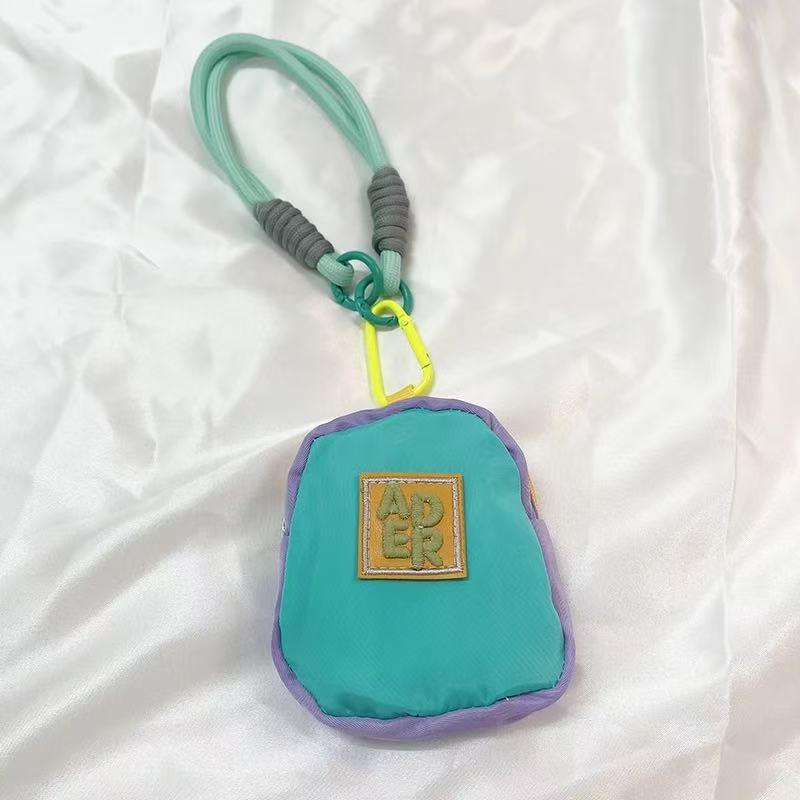 Trendy Colorful Soft Small Backpack with Coin Purse, Hand Strap & Contrasting Color Lanyard Pendant