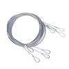 4PCS 2M Stainless Steel Wire LED Light Pendant Lamp Steel Wire Rope Fishing Lifting Cable Silver Steel Wire Hanging Rope
