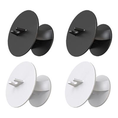 2pcs Cable Organiser Power Cord Holder Organiser Cable Management Tool for Kitchen Appliances White/Black