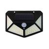 Solar Powered 100 LED Outdoor Wall Light