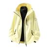 New high-quality couple models, men's and women's outdoor graphene three-in-one detachable jacket, windproof and waterproof for men and women