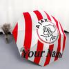 1 PC Automatic Folding Umbrella - AFC Ajax Custom Name Pattern, Portable & Foldable Design with 8 Ribs, Christmas Birthday Gifts