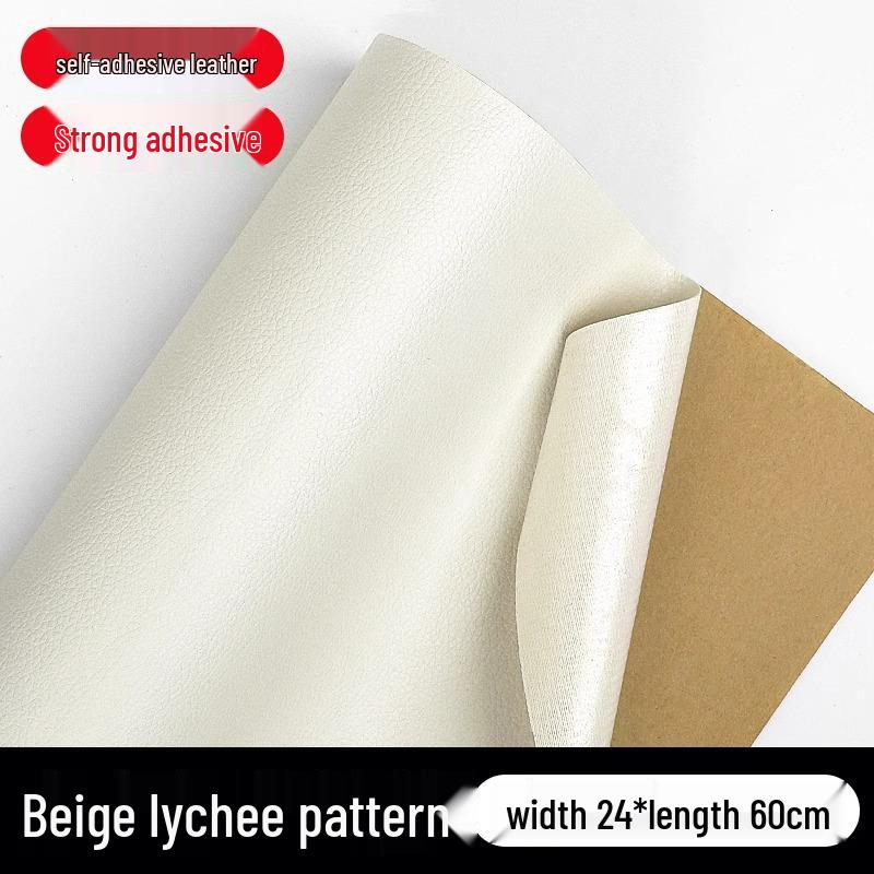 Echtes Leder Selbstklebender Reparaturflicken für Sofa und Sitzkissen, Wasserdicht