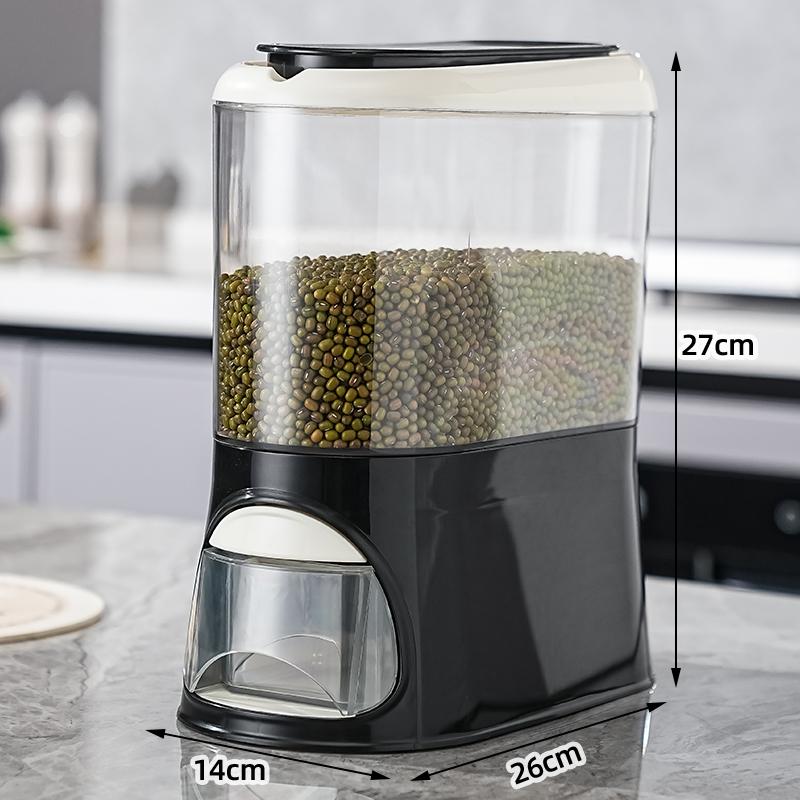 1PC Storage Box - Home Kitchen Storage - Sealed Storage Grain Bucket - Coarse Grain Rice Bucket - Pet Food Storage