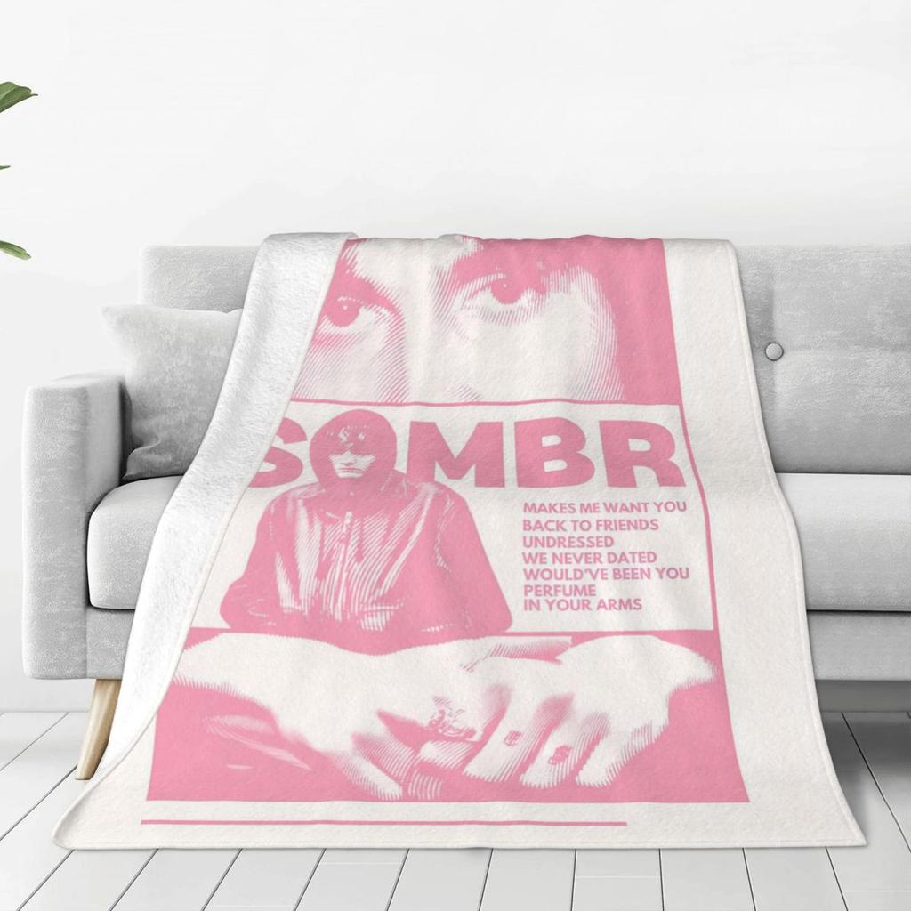 Custom Sombr Blanket Warm Fleece Soft Flannel American Singer Throw Blankets For Bed Sofa Office Autumn
