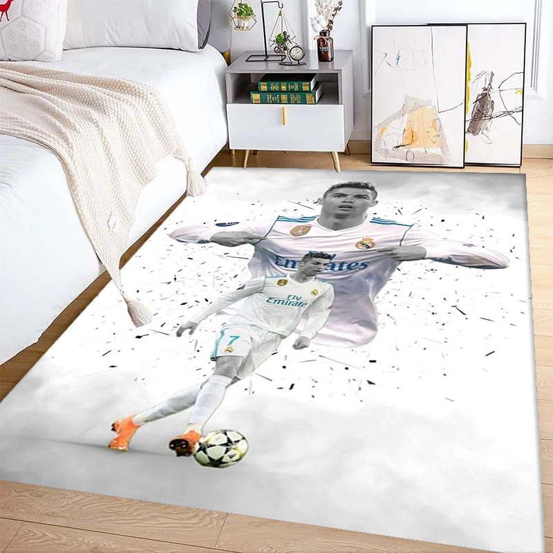Cristiano Ronaldo: Fußball-Legende Teppich Bodenmatten Druck Mode Fußmatte Schutzpolster