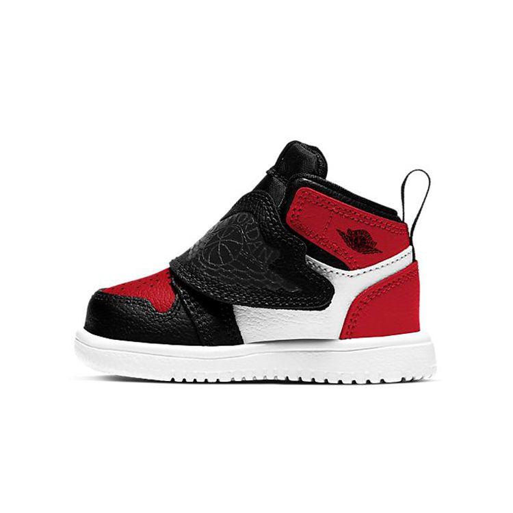 

Детские кроссовки Air Jordan Sky Jordan 1 TD Bred Toe Black Varsity-Red White BQ7196-016