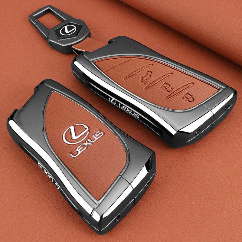 DMTZ1 Zinc Alloy leather Key Case Shell Car Key Cover For Lexus NX ES UX US RC LX GX IS RX 200 250h 350h LS 450h 260h 300h UX200