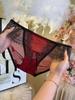 Elegant Satin Low-Waist Lace Briefs – Quick-Drying, Breathable, Pure Cotton Crotch for Women
