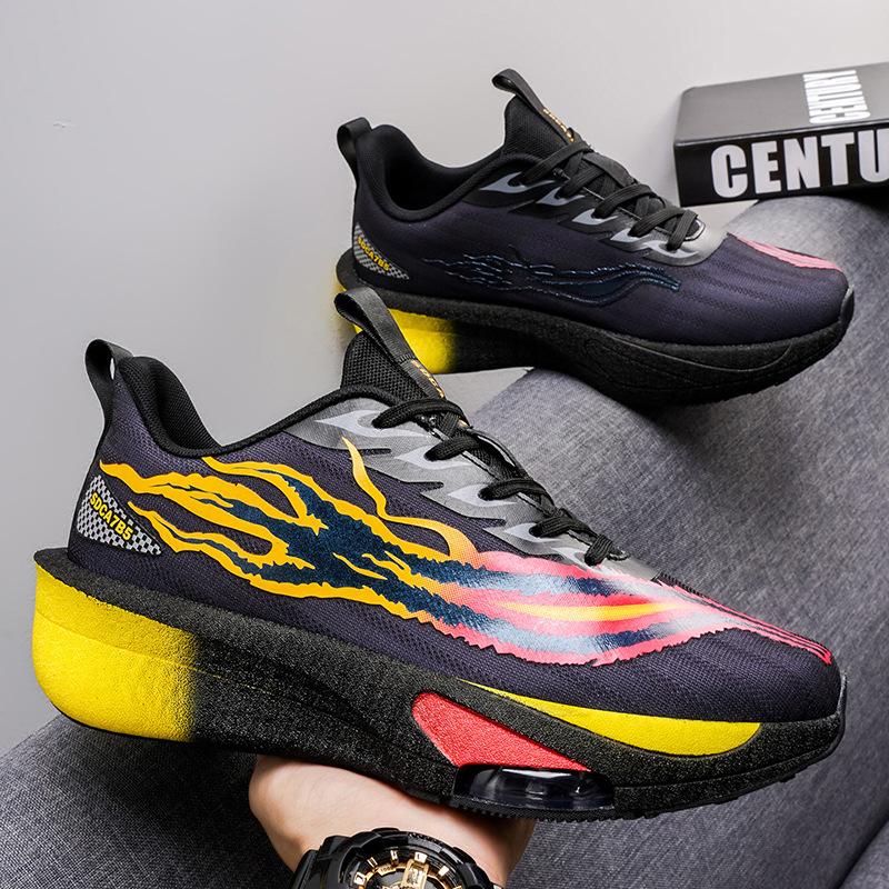 New Ultra-light Outdoor Soft-soled Shock-absorbing Sports Shoes for Men and Women, Versatile Wear-resistant and Non-slip Racing Carbon Board Running