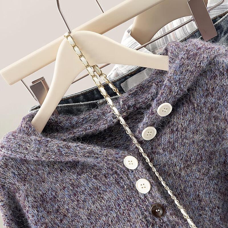 Women's Hooded Wool Blend Loose Sweater