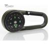 Multifunctional Carabiner Mini Compass + Thermometer + Keychain In 1