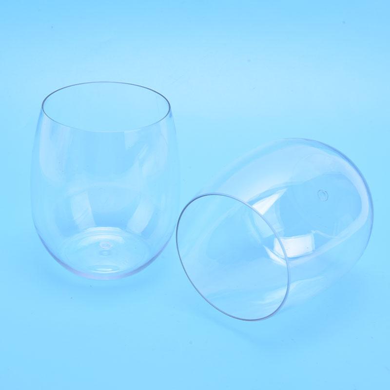 4 stk/sett Knusesikre vinglass Uknuselige Pet Rødvinstumlere Glasskopper