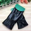 Womens Leather Gloves Winter Lined Fleece Lining Thick Warm Gloves Touchscreen Driving Gloves Winter Cycling Gloves
