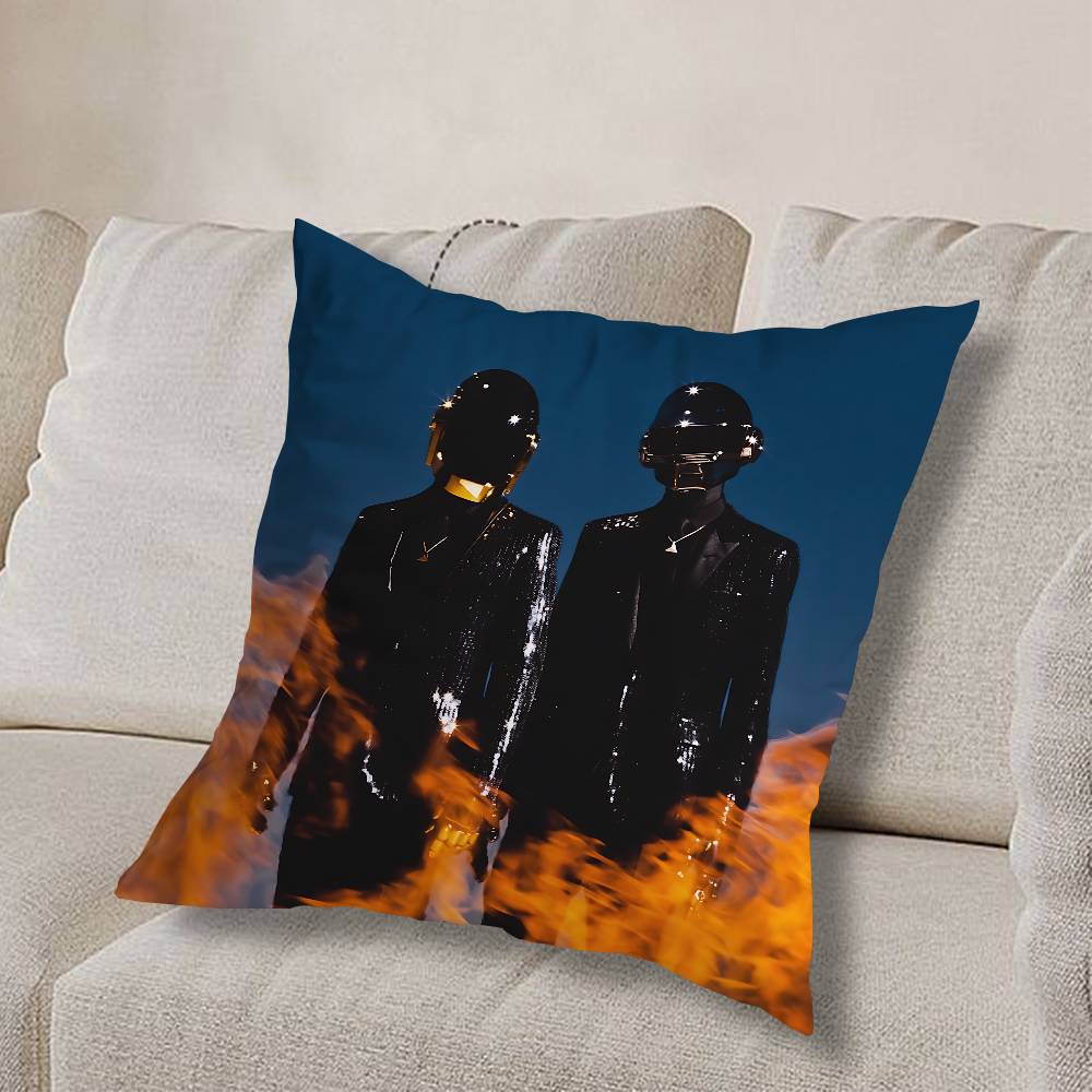 COOL FRA Daft Punk band Pillow Case Sofa Living Room Bedroom Headboard Backrest Cushion Square Cushion Nap Time