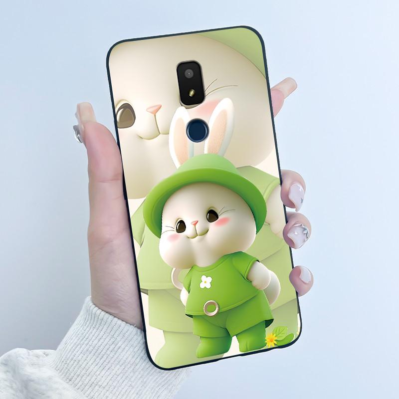 For Cricket Icon 3 Cover Cute Love Heart Rabbit Protective Case For Cricket Splendor / At&t Motivate 2 / Motivate 3 Phone Case