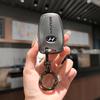 Car Key Case Cover Protective Shell For Hyundai Grandeur HG Sedan Genesis G80 Santa Fe 3DM Grand SantaFe 2018 IX45 EQUUS Azera