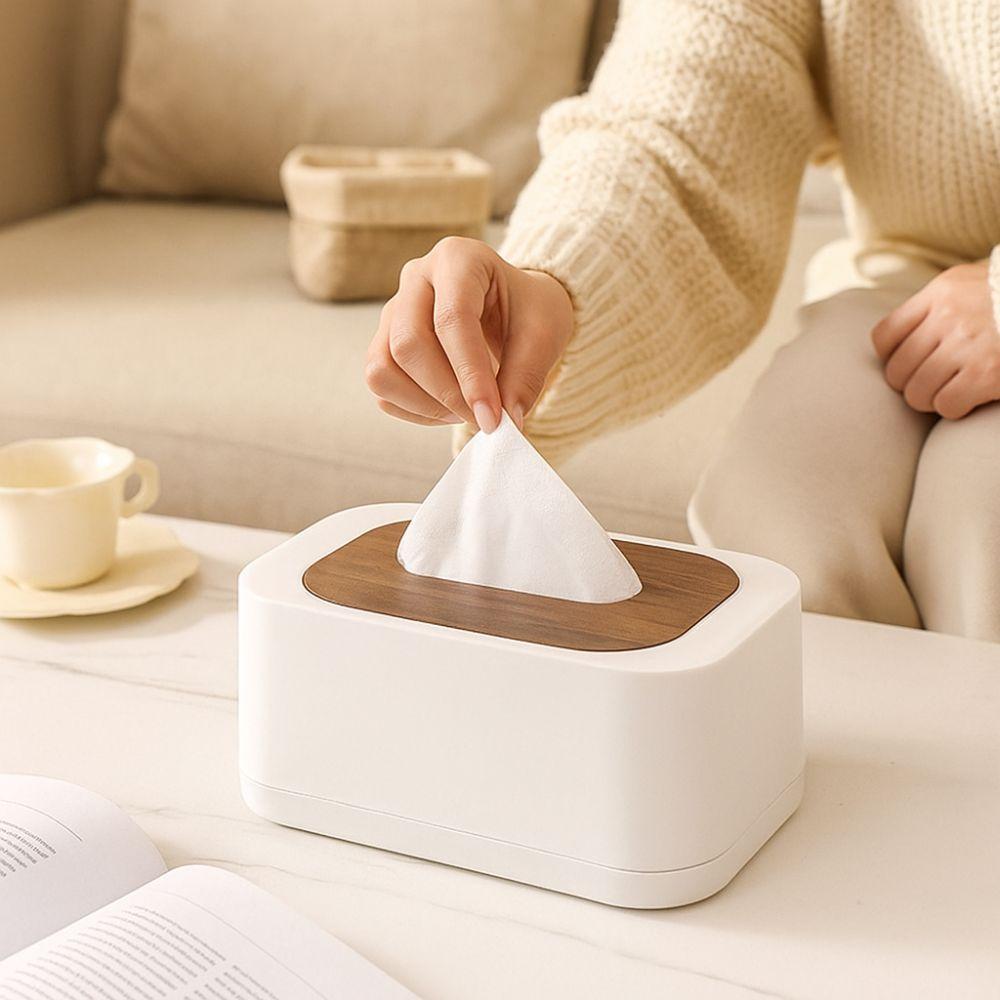 Plastikowy Uchwyt na Serwetki Wodoodporny Uchwyt na Papier Toaletowy Dozownik Chusteczek Stolik Kawowy