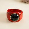 Europe American Style Acrylic Bangle Smudging Retro Hand Ring Cute Irregular Wide Bracelet  Girls