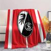 SC Freiburg Flannel Blanket, High Quality Comfortable for All Seasons, Home Decor, Warmth and Comfort