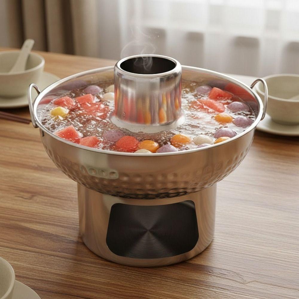 Double Ear Dessert Hotpot Thickened Charcoal Hot Pot Trendy Tom Yum Hot Pot  Restaurants