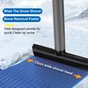 2in1 Auto Multifunktions Schneeschaufel Anti-Beschlag Reinigung Windschutzscheibe Schneeräumschaufel Reinigungsglasbürste TPU Winter Schneebürste Schaufelwerkzeug