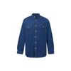 Levis Solid Color Single-Breasted Long Sleeve Denim Shirt Men Shirts A4368-0000
