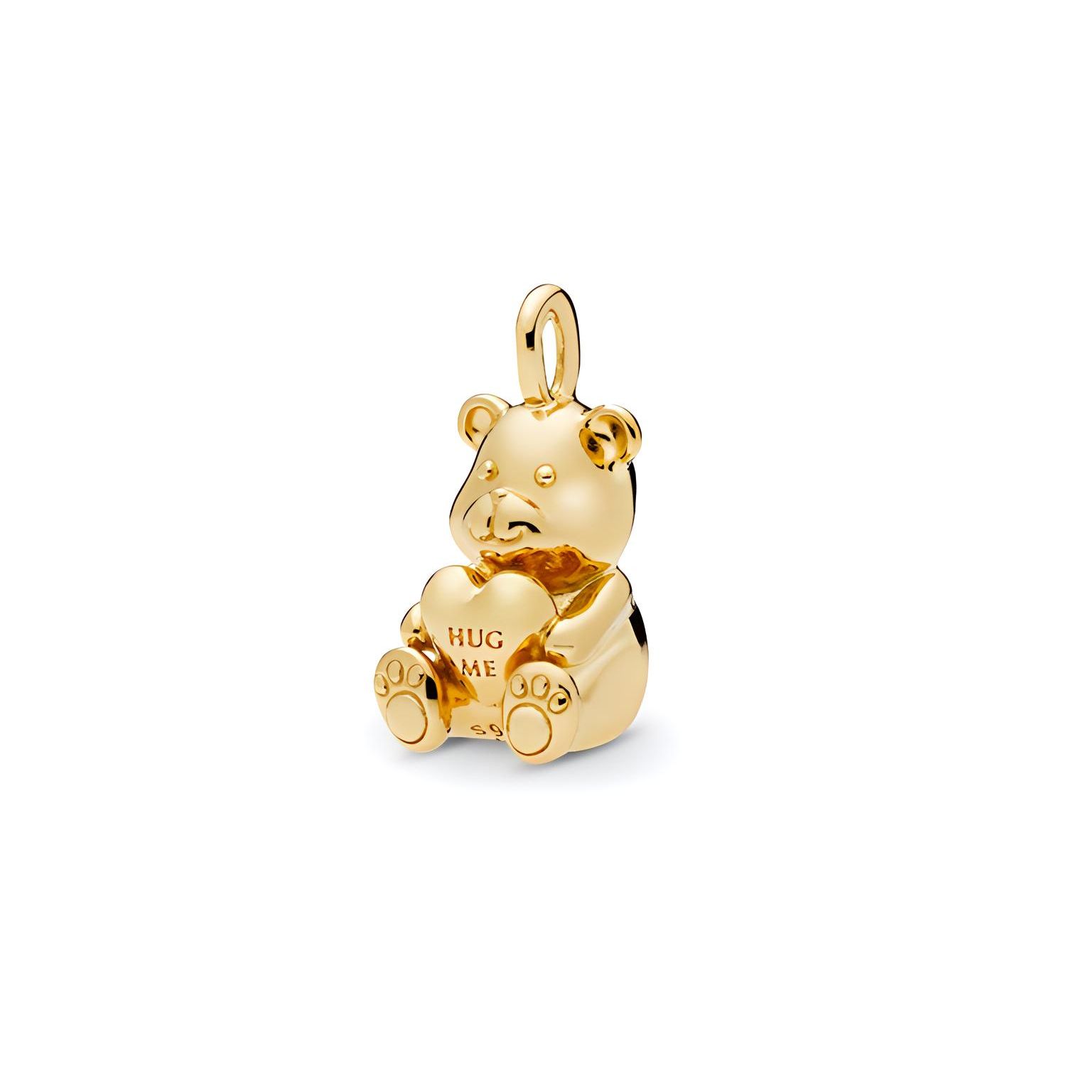 Pandora Shine 18K Gold Plated Theodore Bear Pendant Men Jewelry 367237 Gold,F